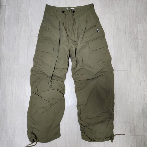 엑스톤즈 셔링 카고 팬츠 M 올리브