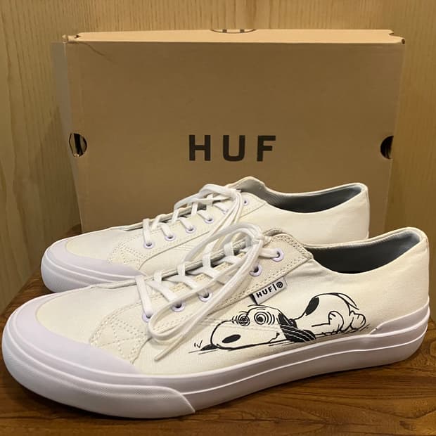 HUF 허프 x 피너츠 스누피 협업 캔버스 로우 스니커즈 280