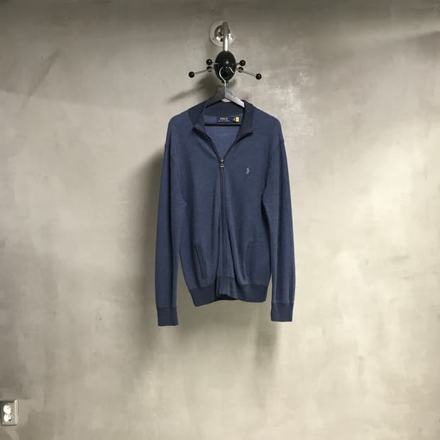 폴로 랄프로렌 QR 니트 집업 M