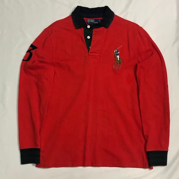 폴로 랄프로렌 빅포니 럭비 티셔츠