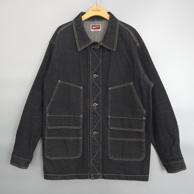 에디슨스토어 데님 자켓 아우터