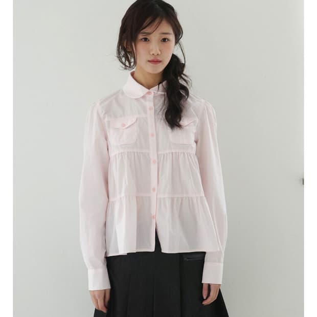 인앤양하모니 Humming blouse, rosy pink