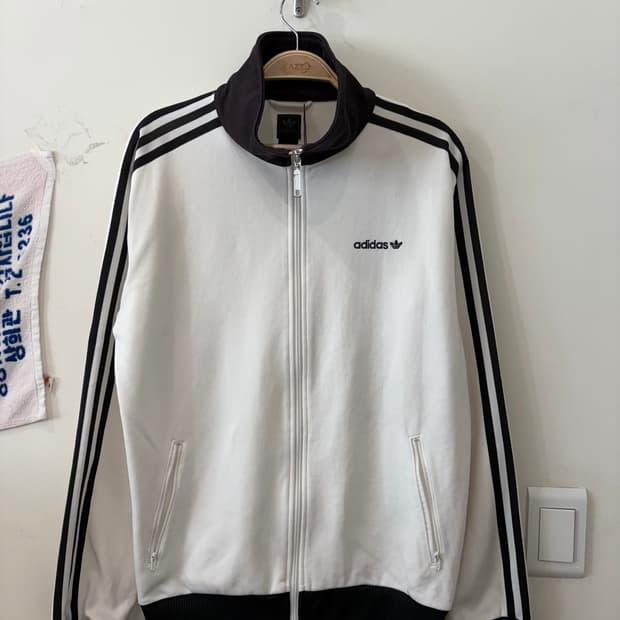 320. 아디다스 베켄바우어 화이트 져지 트랙탑