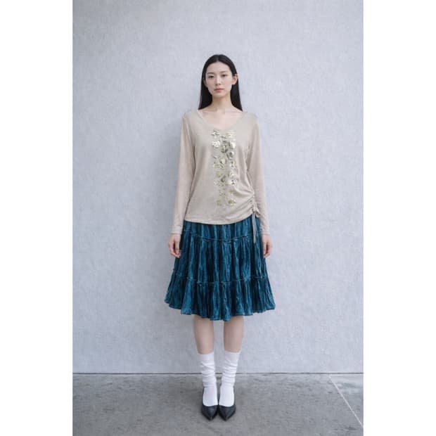 호수의 푸름 코디 set