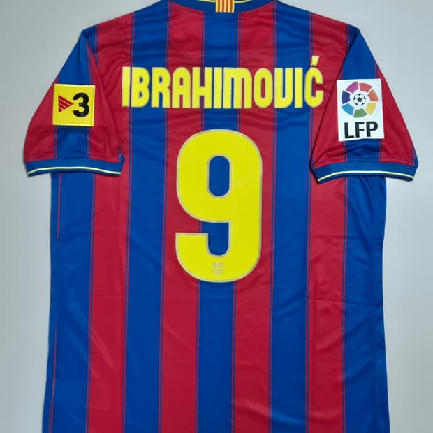 09-10 바르셀로나 홈 즐라탄 이브라히모비치 유니폼 L사이즈 레플리카