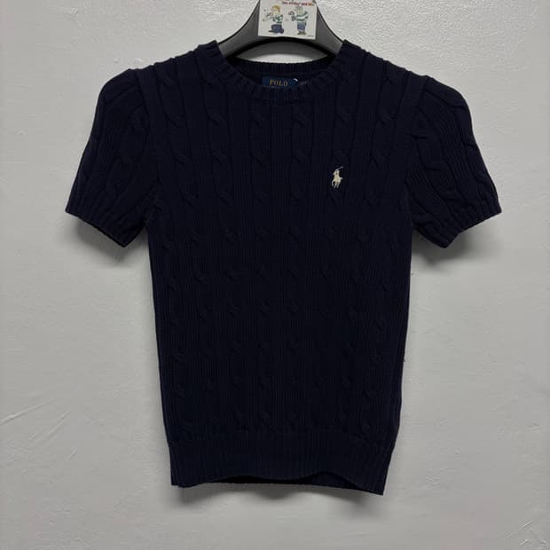 폴로 랄프로렌 케이블 반팔 니트 3