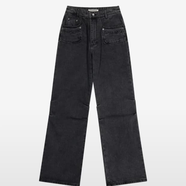 코이세이오 플라워 스냅 데님 팬츠 2사이즈