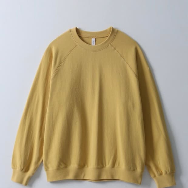 우드비 라이트웨이트 소프트 스웻셔츠 머스타드 2사이즈