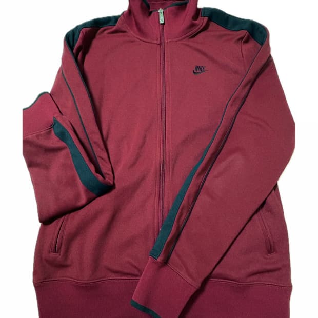 나이키 버건디 블랙 사이드면 져지 빈티지 대장