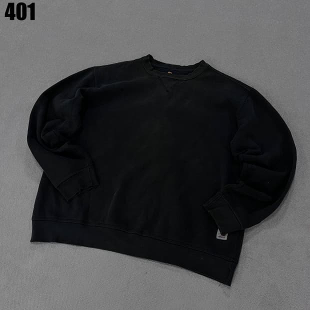 칼하트 블랙 맨투맨 