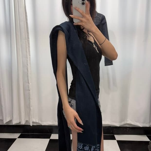 🎸블루 레터링 머플러🎸