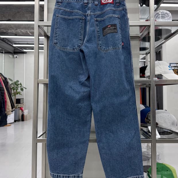 에코 언리미티드 00s 와이드 인디고 데님 팬츠