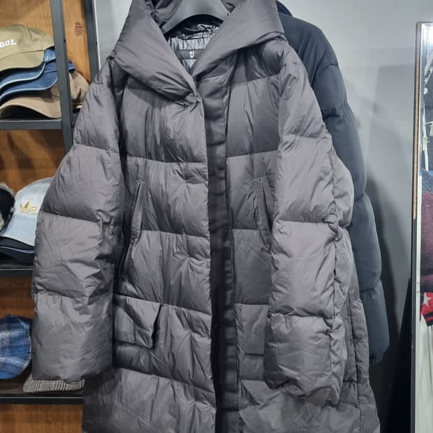 질샌더 유니클로 콜라보 다운 후드 패딩코트 L(100~105) 상태최상