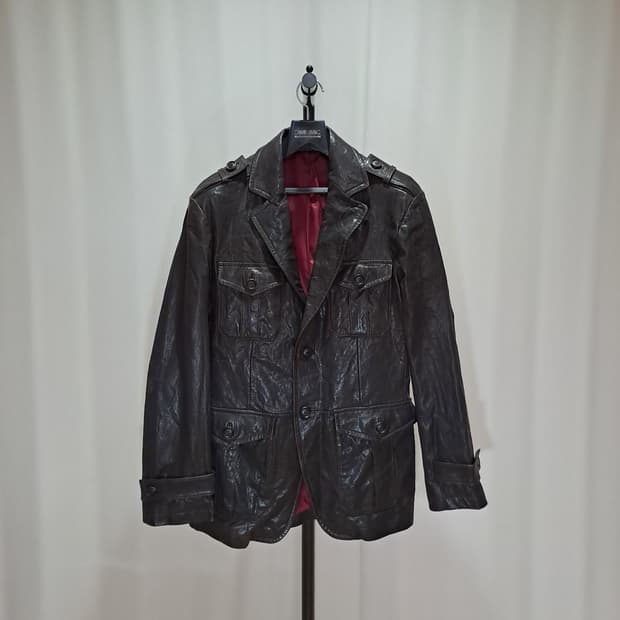 (택포) 지이크 양가죽 벨티드 4포켓 자켓 B100