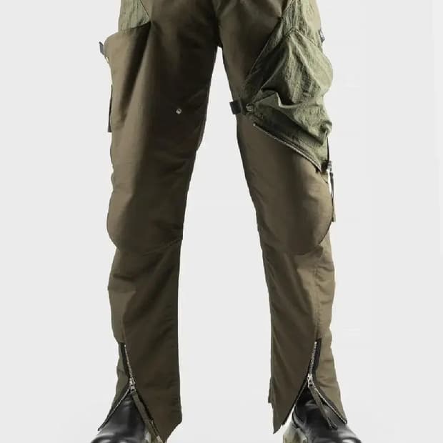xs) 게릴라그룹 S5-PL02 올리브 팬츠 테크웨어