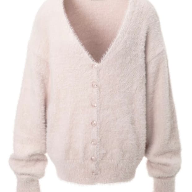 쓰리타임즈 메리 니트 가디건 핑크 Mary knit cardigan