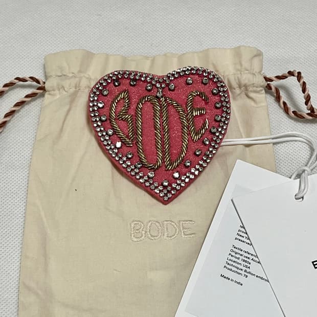 보디 BODE Duchess 브로치/핑크