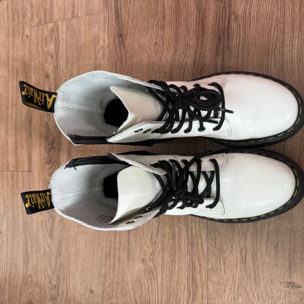 닥터마틴 제이든 화이트 부츠 UK6 (250mm)