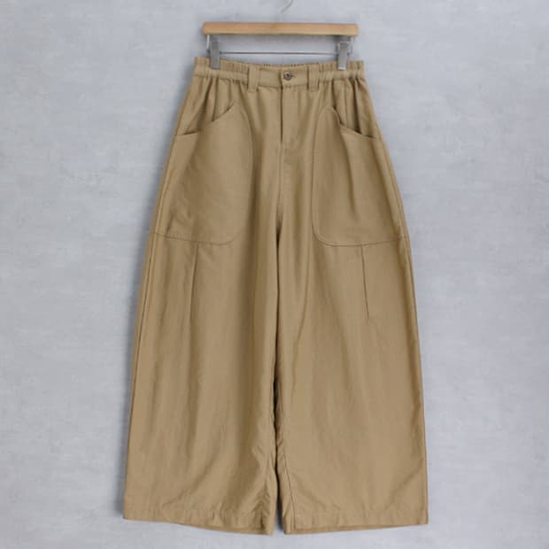 koti koti _ nylon / cotton wide pants