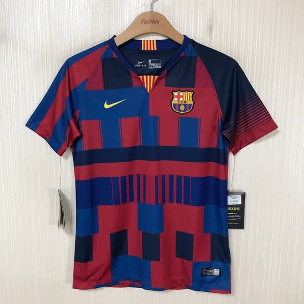 나이키 18-19 FC바르셀로나 홈유니폼/져지 유스L(12-13Y)