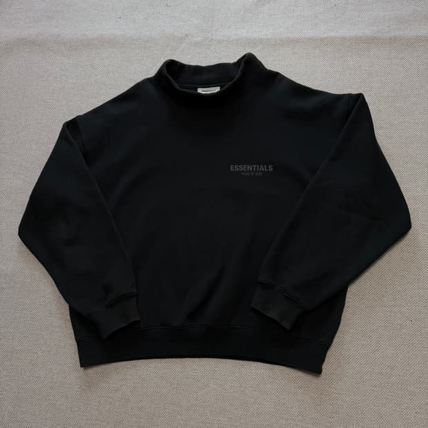 피어오브갓 에센셜 반폴라 기모 맨투맨