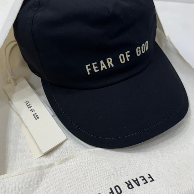 피어오브갓 이터널 야구 모자 블랙 새상품!!
