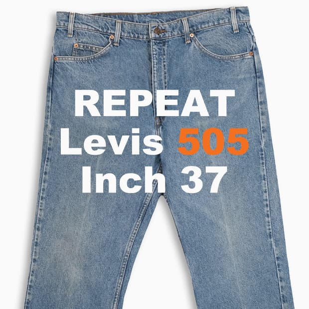 리바이스 505 오렌지탭 연청 90s 37 인치 OR50538103