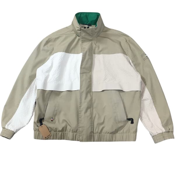 타미힐피거 아이콘 컬러 블럭 자켓