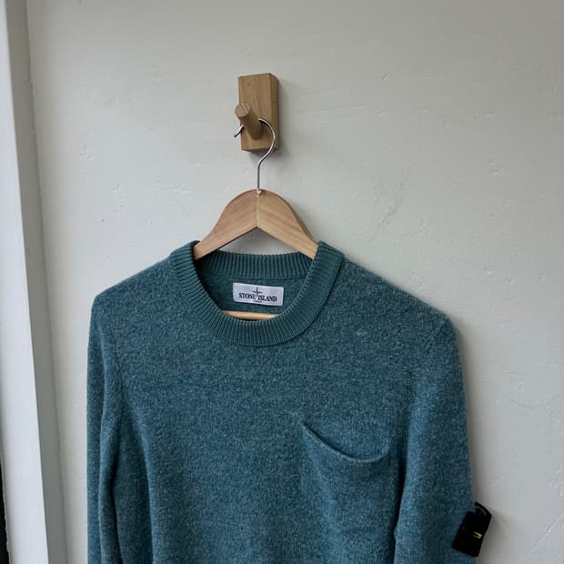 15711 - 스톤아일랜드 와펜 울 니트 (50%)