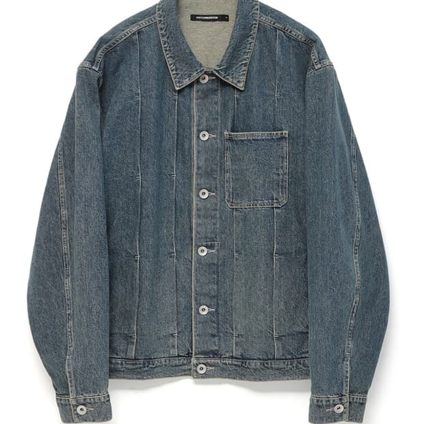 [3] Trucker Jacket Vintage Blue