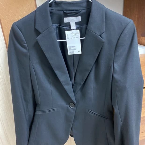 H&M 여성자켓 블랙
