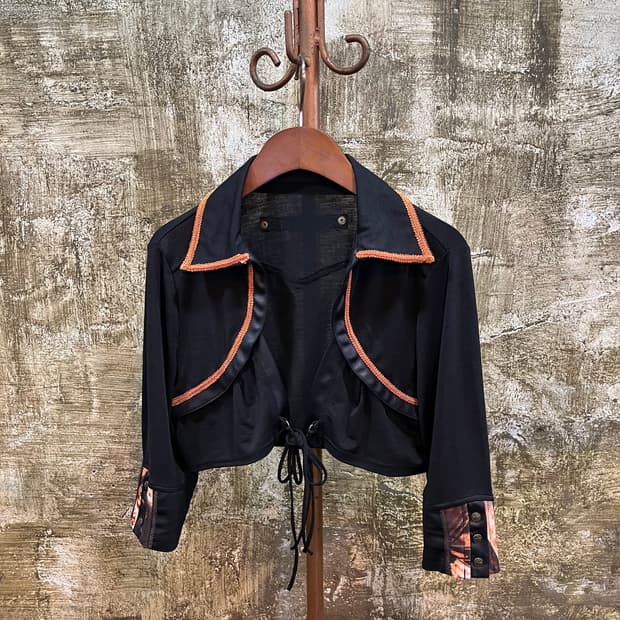 Ozz On 오즈온 레이어드 크롭 자켓