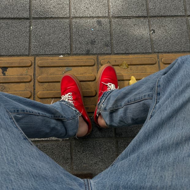 Vans 로우탑 스니커즈 빈티지 레드 270