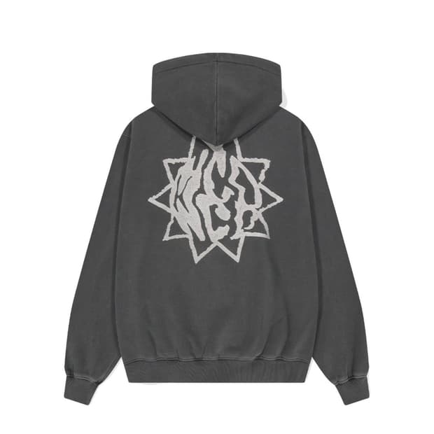 마하그리드 썬로고피그먼트후드집업 보넥도이한 손민수