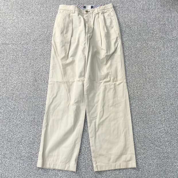 30 타미힐피거 와이드핏 턱 팬츠 0304S2