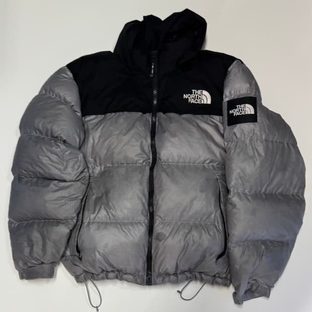 정품!! 노스페이스 화이트라벨 에코다운 눕시 패딩 XL