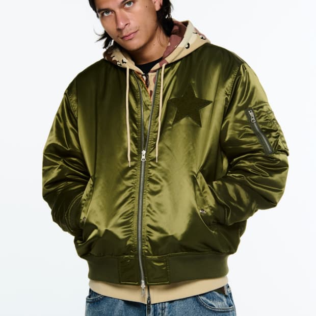 위캔더스 플라이 자켓 항공 점퍼 카키 XL