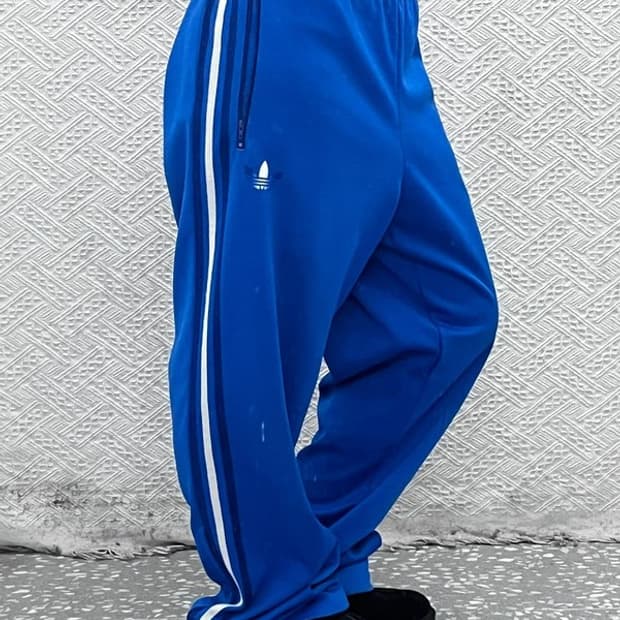 아디다스 Y2K 00's 코발트블루 빅사이즈 트랙팬츠 110 C09445