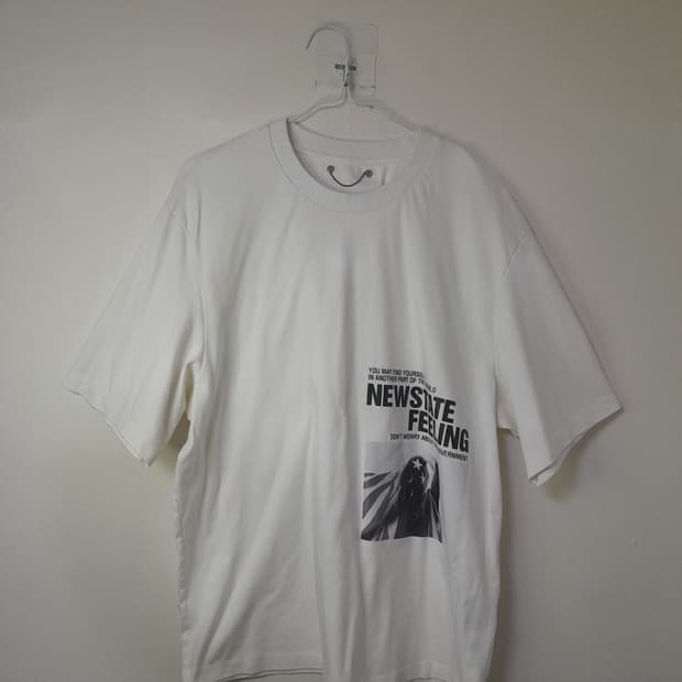 시스템옴므  익스매치레이어 오버핏 반팔티 105