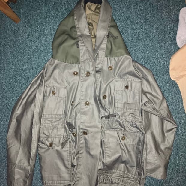 Kapital k.p.a.m wax cotton 링코트