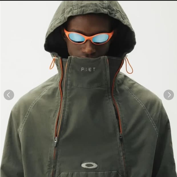 [M]오클리 x 피에트 스태틱 윈드브레이커 자켓 올리브