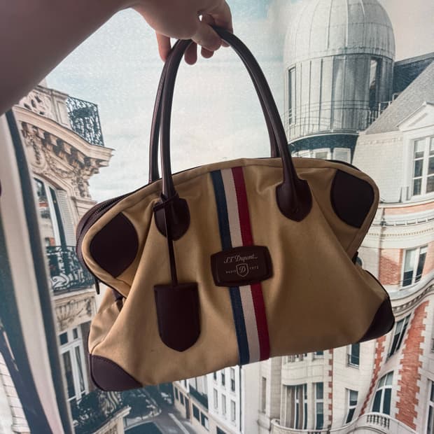 STDupont 듀퐁 캔버스 보스턴백 