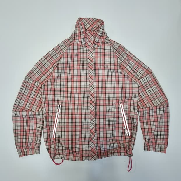 콜롬비아 체크 바람막이