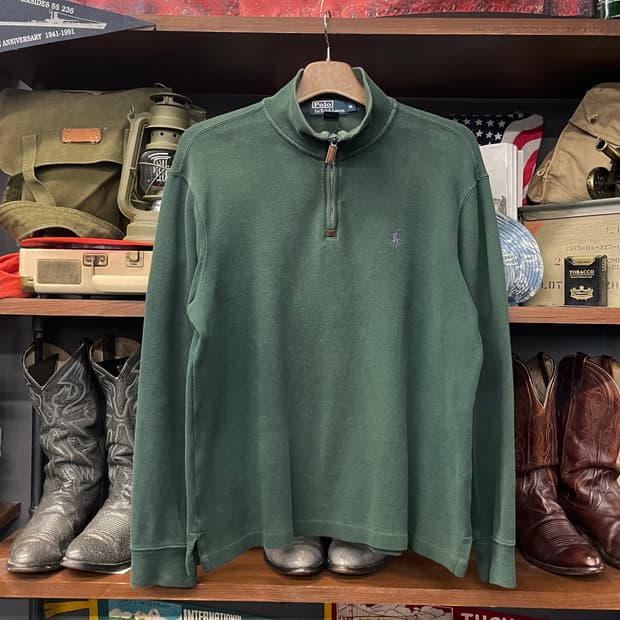 90s 폴로 랄프로렌 하프 집업 니트 스웨터 N29