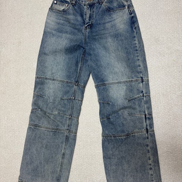 비바스튜디오 워싱 바이커 데님  팬츠(M)