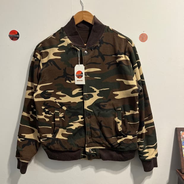 디키즈 양면 와플 카모 자켓