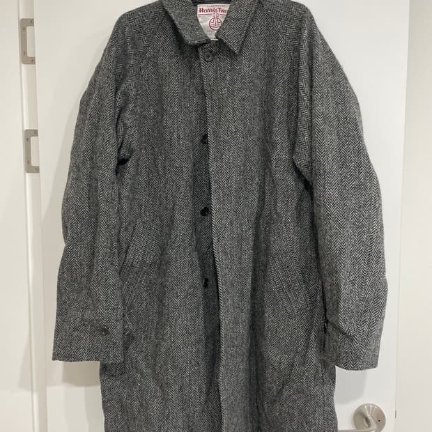 BEAMS PLUS HARRIS TWEED BALMACAN COAT/XL