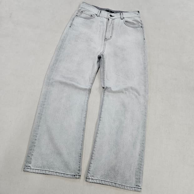 L 오르 빈티지 와이드 핏 데님 팬츠 0707Y2