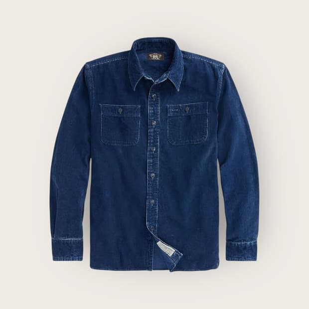 M/ RRL 더블알엘 코듀로이 복각 워크셔츠