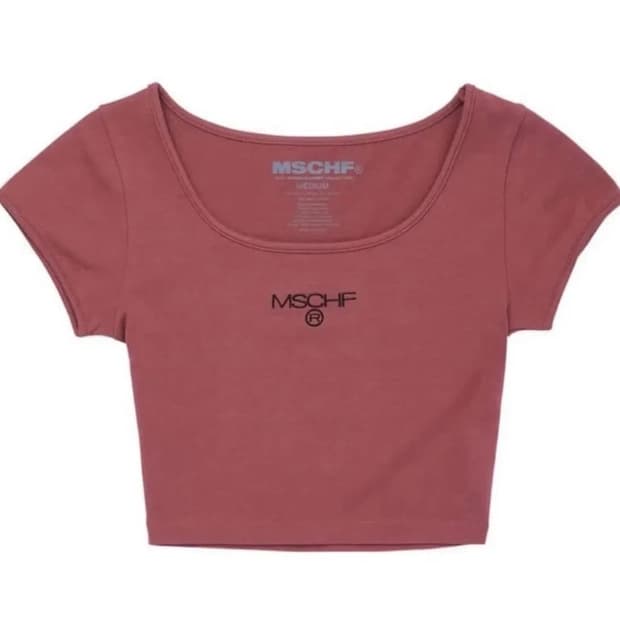 미스치프 피티드 베이직 티 - 2color 인디핑크,그린